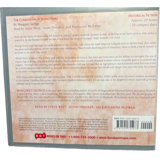 CD Audio Book The Confessions of Young Nero Margaret George Historical Fiction - Picture 2 of 10